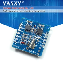 Módulo rtc i2c, 5 peças miniatura 24c32 memória ds1307 relógio rtc módulo sem bateria novo