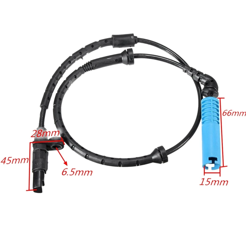 4Pcs Front/Rear Car Wheel Speed Sensor for BMW X5 E53 2001 2002 2003 2004 34526756380 34526756379