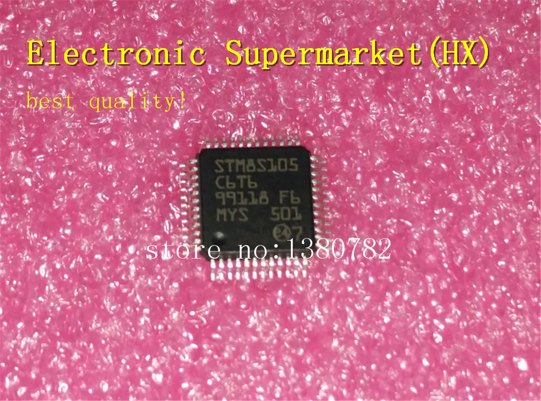

Free Shipping 50pcs/lots STM8S105C6T6 STM8S105 TQFP-48 New original IC In stock!
