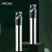 HRC65 4 flety stal wolframowa krótki frez trzpieniowy CNC bity powłoka DLC frez trzpieniowy frez CNC obróbka zgrubna dla HSS narzędzia tnące