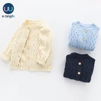 

Baby Sweater For Boys Long Sleeve Autumn Winter Knitted Cardigan Sweater 0-24M Baby Children Clothing Newboren Baby Boy Clothes