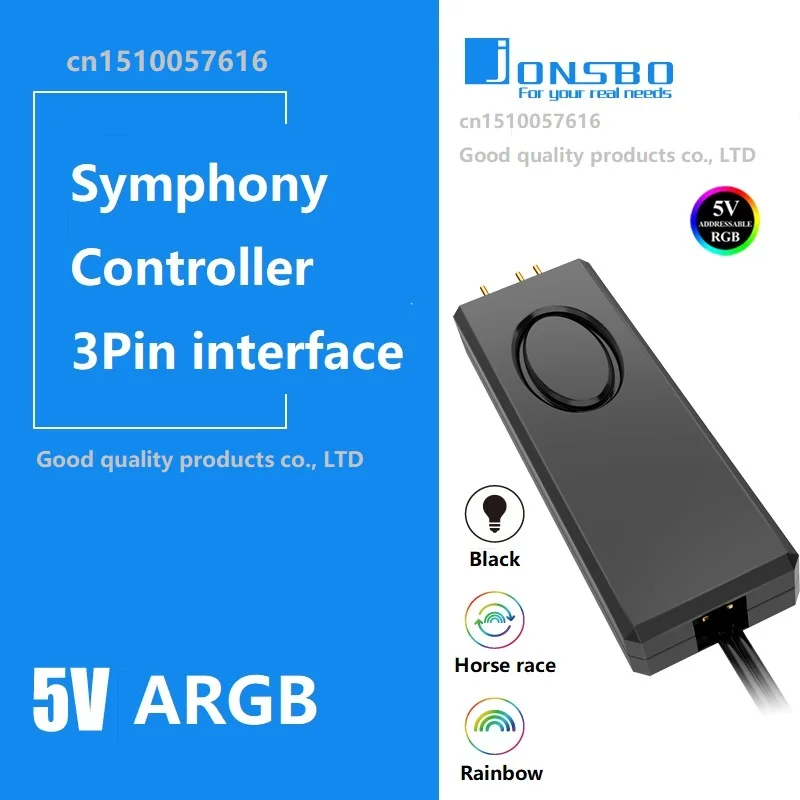 Монохромное управление лошадью Jonsbo 5 В ARGB SATA с эффектом