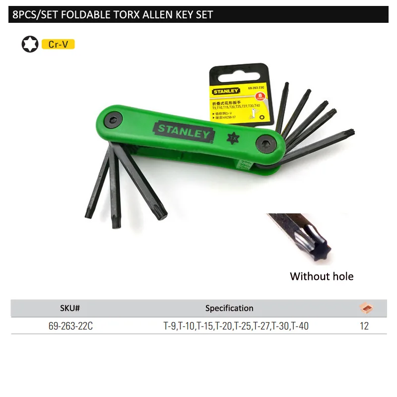 69-263-23C mini torx set foldable size