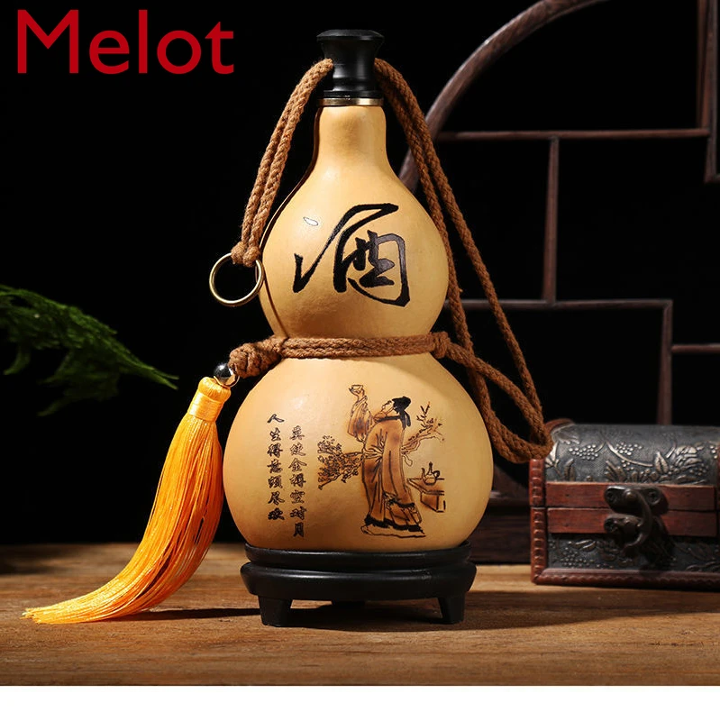 Wine Gourd Wine Water Large One Jin Natural Kettle Ancient Style Decoraive Hangings