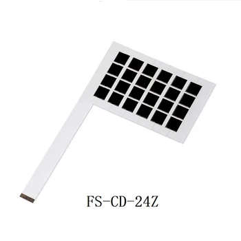 

Small size dot-matrix array multi-point pressure distribution detection thin film pressure sensor seat