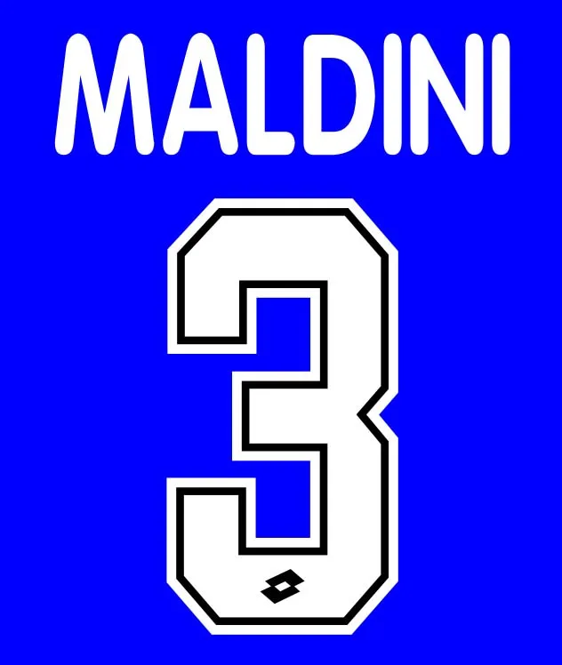 Super A Retro 96 97 1997 1996 AC home MALDINI 3 BAGGIO 18 футбольная Джерси с номером печатью нашивками