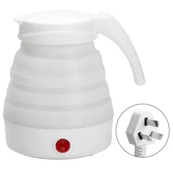 

110-220V 500ml Portable Travel Foldable Electric Kettle Water Boiler Heating Pot AU Plug