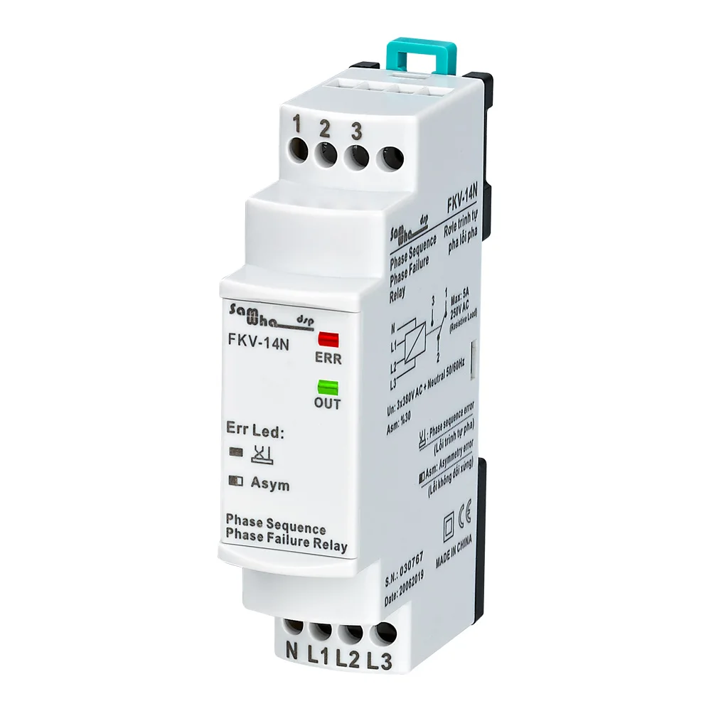 Samwha-Dsp FKV-14N 3 * 380VAC с нейтральным трехфазным отказом фазовая асимметрия