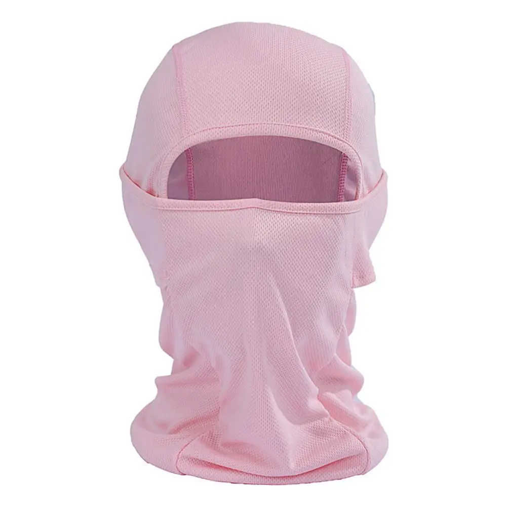 Pink Kuulee Открытый Велоспорт Балаклава Полный лица маска велосипед Лыжный велосипед езда спорт Сноубординг головной убор высокого качества шлем - Цвет: Pink