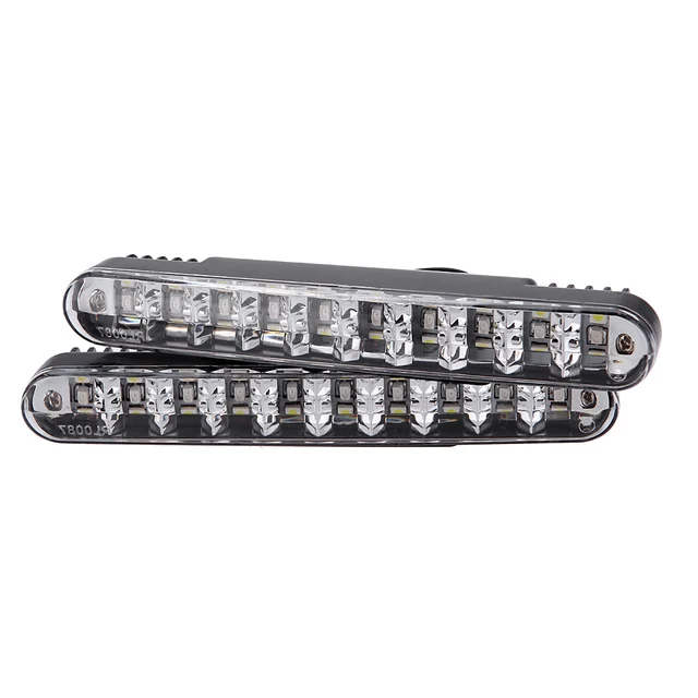 2X Luci Diurne LED 30 LED 12V Per Auto - DRL Bianco Freddo + Indicatori, Ultra Sottili - Foto 11