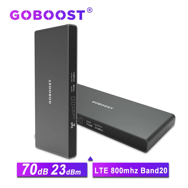 Усилитель сотовой связи GOBOOST LTE 2 шт. усилитель сигнала 4G диапазон 800 МГц репитер