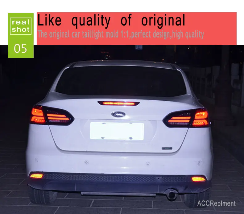 Автомобильный Стайлинг для Ford Focus задний светильник s- для Focus светодиодный задний фонарь+ сигнал поворота+ тормоз+ задний светодиодный светильник