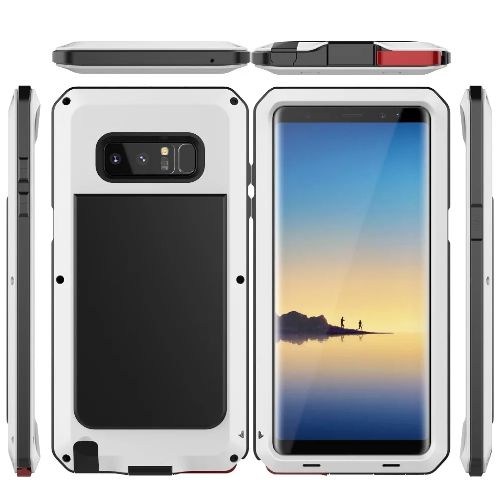 Для samsung Примечание 10 9 8 5 4 3 Galaxy S5 S6 S7 край S8 S9 S10 плюс Чехол полная защитная Броня металлический противоударный Водонепроницаемый крышка