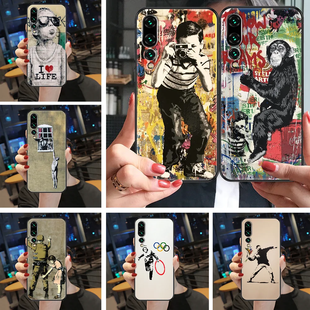 Чехол для телефона Huawei P Mate P10 P20 P30 P40 10 20 Smart Z Pro Lite 2019 черный | Мобильные телефоны и