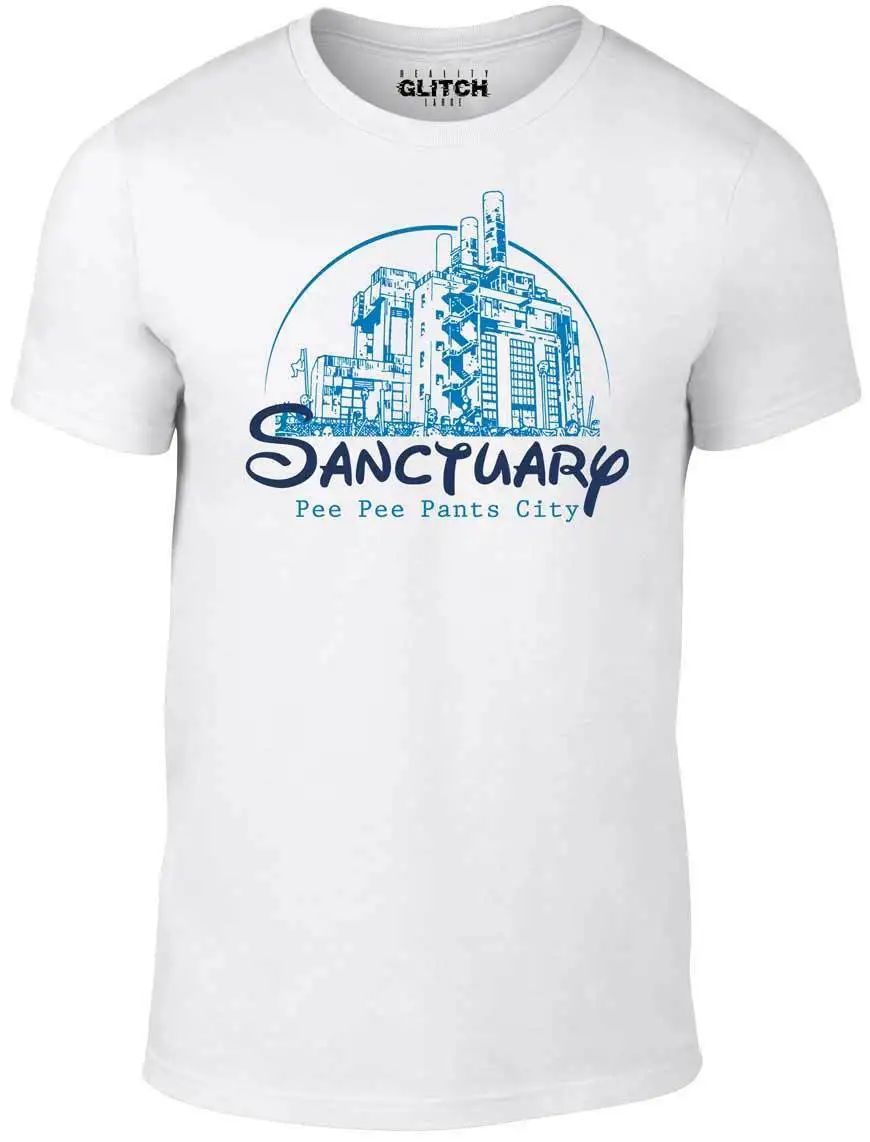 Men's Sanctuary T-Shirt - Funny Dead Saviors Walking Walkers Zombie Negan Tee | Мужская одежда