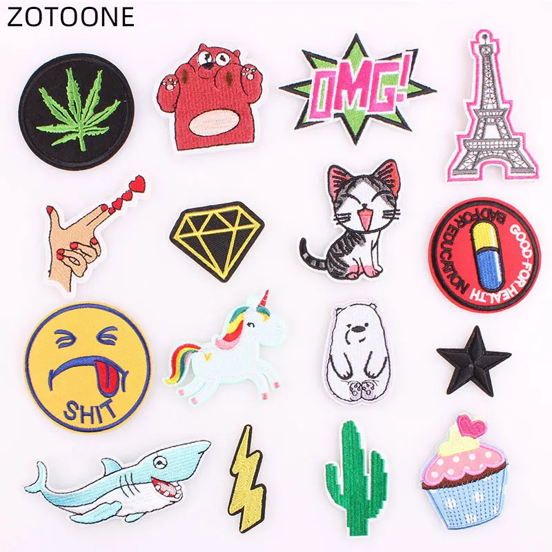 ZOTOONE Cute Bear Cat Patch Iron on Animal Patches for Clothing DIY Embroidery Stripe on Clothes Diamond Star Applique Badge G
ZOTOONE Cute Bear Cat Patch Iron on Animal Patches for Clothing DIY Embroidery Stripe on Clothes Diamond Star Applique Badge G
