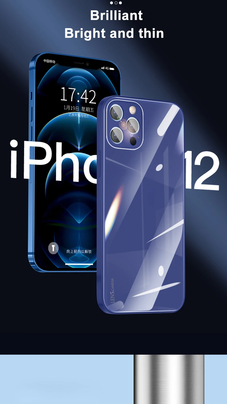 iphone 13 mini mobile phone cases YYDS Luxury Tempered Glass Square Phone Case For iPhone 13 11 12 Pro Max XS XR Mini X 7 8 Plus SE 2020 Silicone Hard funda Case case iphone 13 mini