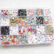 Дети DIY браслет из бисера развивающая игрушка Детские слабым зрением обучение шарик Цепочки и ожерелья Браслеты Лидер продаж маленький 10 квадратов