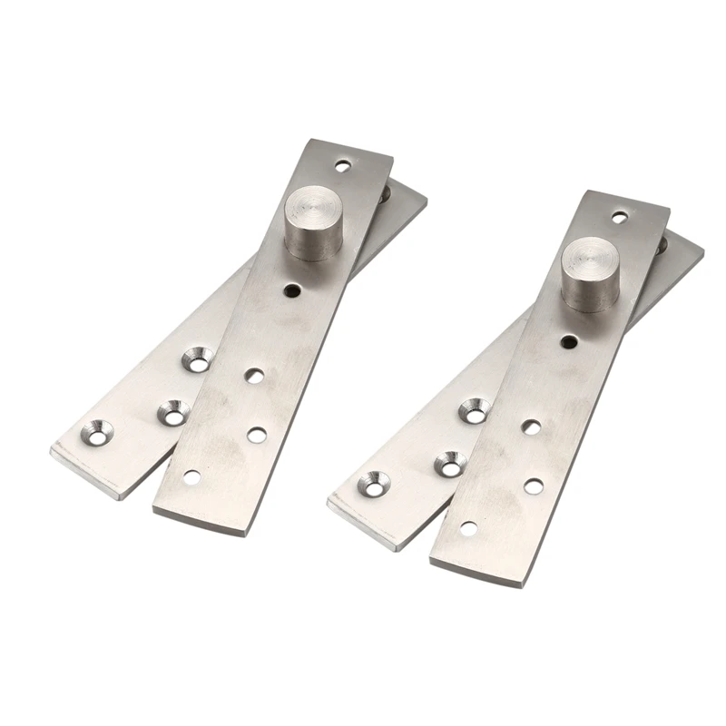 

2 Pcs 6-Inch Length 360 Degree Offset-Axes Rotation Door Pivot Hinge