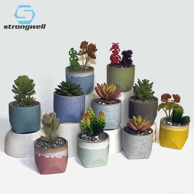 Strongwell Északi Dekoráció Dísz Egyszerűség Fehér Porcelán Virág Edény Otthoni Dekorációs Kiegészítők Modern Zamatos Ültetvényes