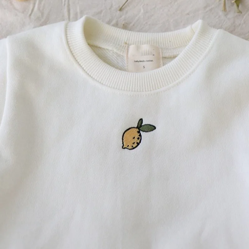MILANCEL Autumn Baby Bodysuits Girls Lemon One Piece Cute Boys Jumpsuits 6