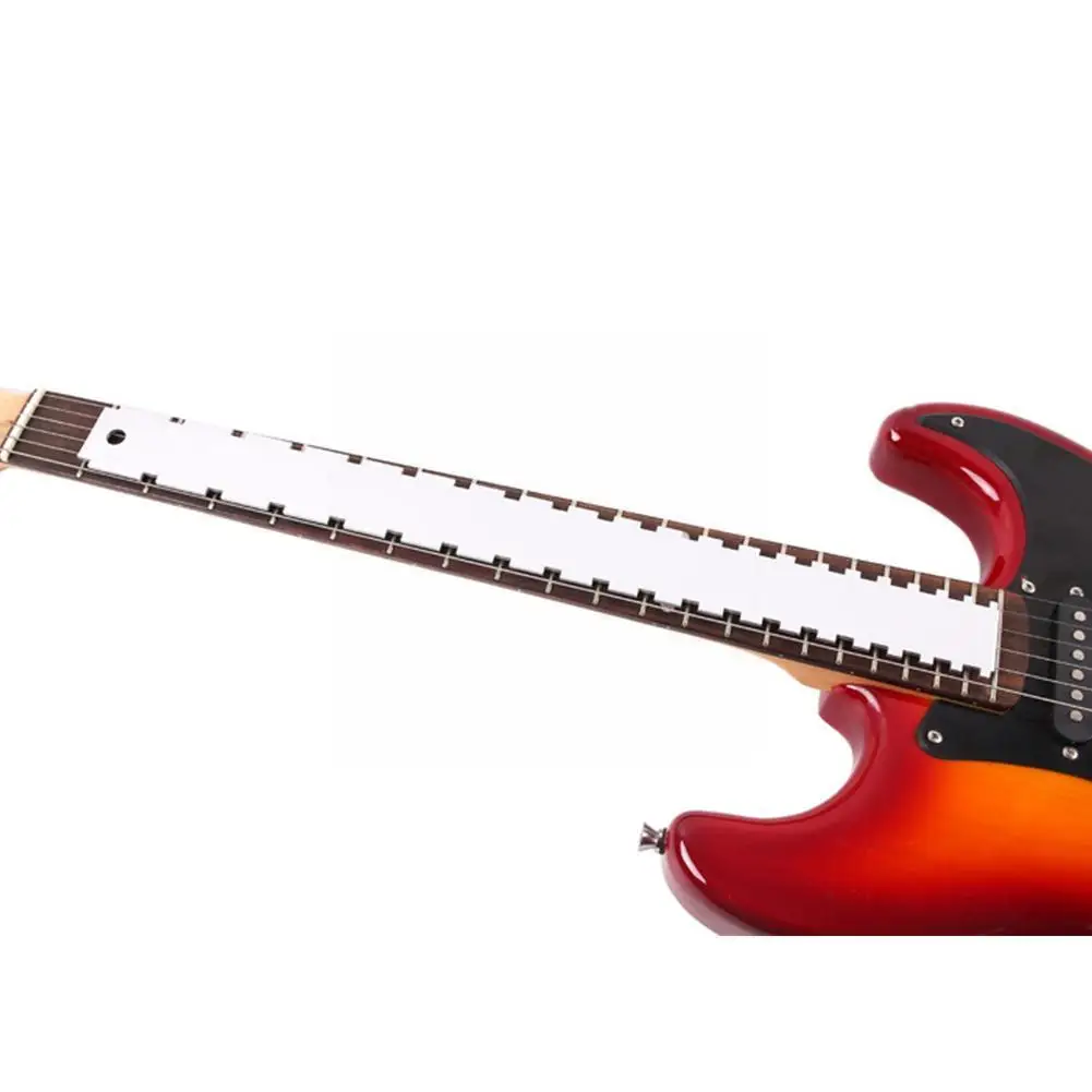 Guitar Luthier Measuring Tools Kit With String Action Guitar Radius Understring Straight Edge Notched Gauge Ruler Neck Rule Z5F8