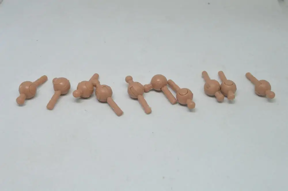 1/6 Scale HOT Male Hands Pegs Joints 10 Pieces TOYS XE25-01 
