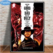 Clint Eastwood A Fistful of dollar Классический ковбойский постер для фильма