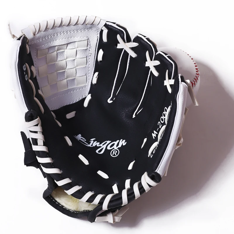 Leather Men Baseball Glove Quipments Right Hand Fielding Mallet