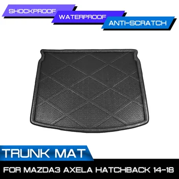 

Car Floor Mat Carpet For Mazda3 Axela Hatchback 2014 2015 2016 2017 2018 Rear Trunk Anti-mud Cover