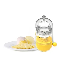 Лаконичная яичная принадлежность для приготовления пудинга яичный скремблер шейкер венчик в скорлупе ручной работы лаконичный Яичница Кухонный инструмент