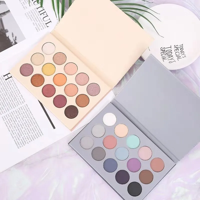 Shimmer Palette макияж Профессиональные Тени для макияжа 15 цветов Тени матовые тени для век натуральная прессованная пудра осветляющая стойкий