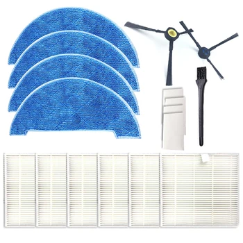 

For ILIFE V8S A7 A9 Vacuum Side Brush Mop Cloth Filter Set Cleaning Accessories