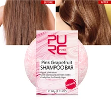PURC новая формула розовый грейпфрут шампунь мыло нежная чистка и способствует здоровому органическому экстракту кокосового масла шампунь для волос