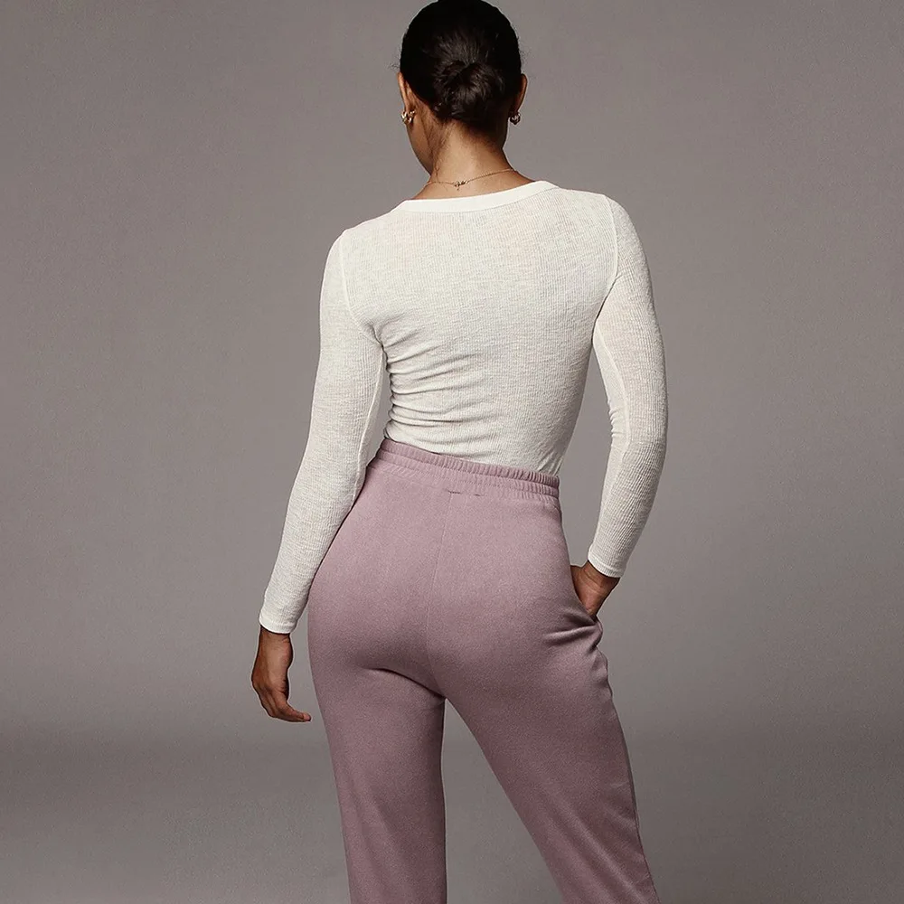 BKLD Sexy Bodysuit Long Sleeve O-Neck Rompers Jumpsuits Autumn Female Clothes Clubwear New Fashion Solid Bodycon Bodysuits