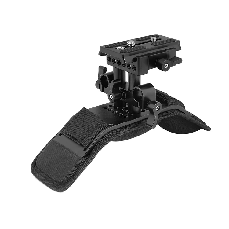 Pro Shoulder Mount With Manfrotto Quick Release Plate Assembly & Adjustable 15mm
