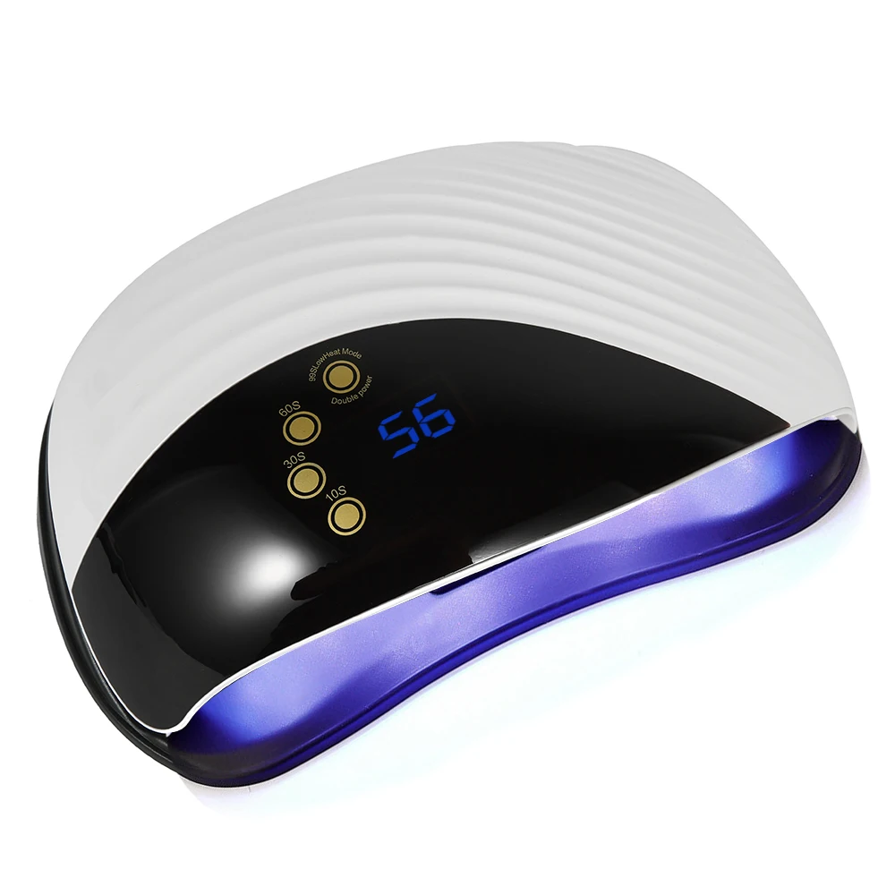 120W Nail Dryers Built-in Cooling Fan Professional UV LED Gel Nail Light Smart LED Quick-Drying Induction Nail Lamp