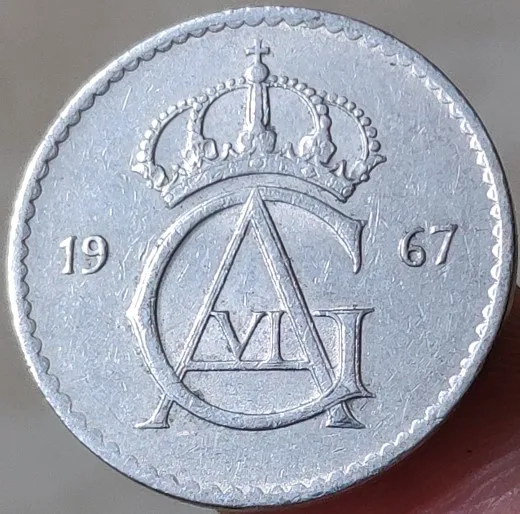 

22mm Sweden ,100% Real Genuine Comemorative Coin,Original Collection