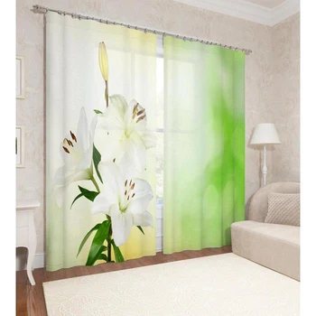 

Photocurtains "Bud of white lilies" 145x260cm - 2 pieces
