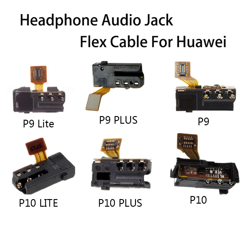 Наушники Аудио разъем гибкий кабель для huawei P9 P10 P20 Lite Plus для Honor 8 9 10 Lite для mate 20 Lite запасные части
