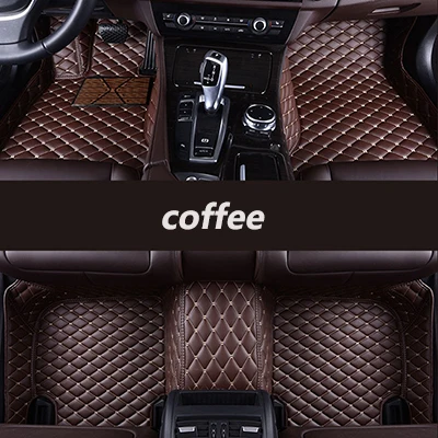1 MSUEFKD автомобильный коврик для ног jaguar xf xj F-PACE XJL F-TYPE XK XFL XEL автомобильные аксессуары водонепроницаемый Стайлинг Пользовательские Коврики - Название цвета: 1