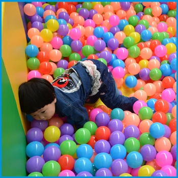 

100 Pcs/lot Eco-friendly Colorful Ball Soft Plastic Ocean Ball Baby Kid Swim Pit Toy Water Pool Ocean Wave Ball Dia 5.5cm