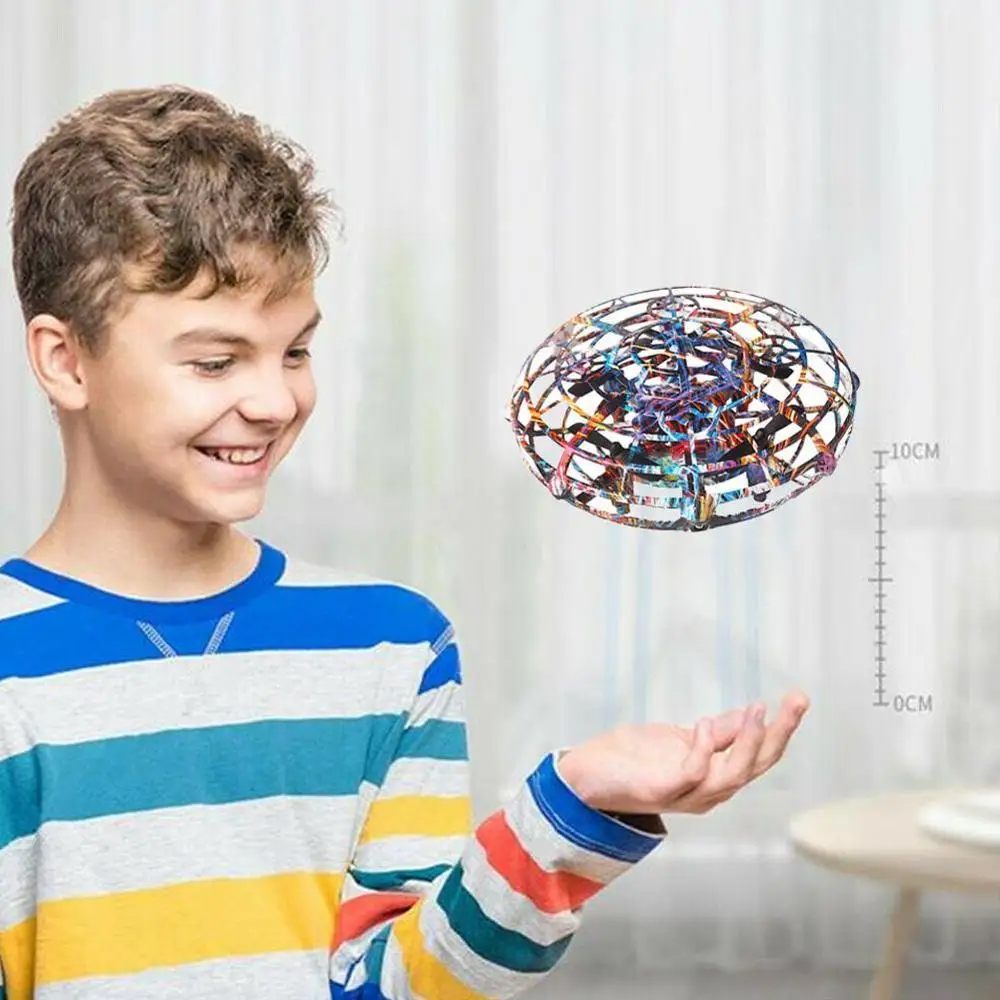 

Anti-collision Hand UFO Ball Flying Aircraft RC Toy Suspension Mini Induction Drone Gift For Kids Boys Drop