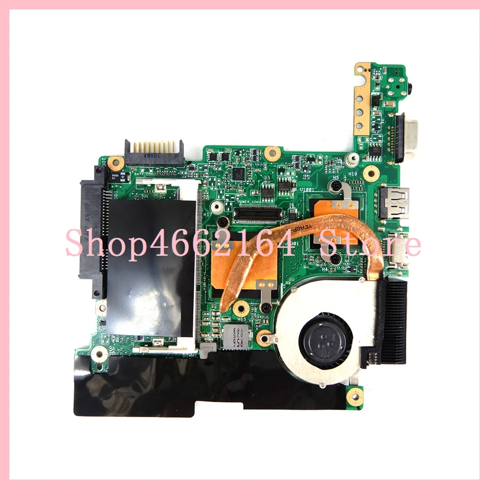 1015T REV: 1,2 с вентилятором+ Материнская плата радиатора для ASUS Eee PC 1015T материнская плата для ноутбука 1015T материнская плата полностью проверена