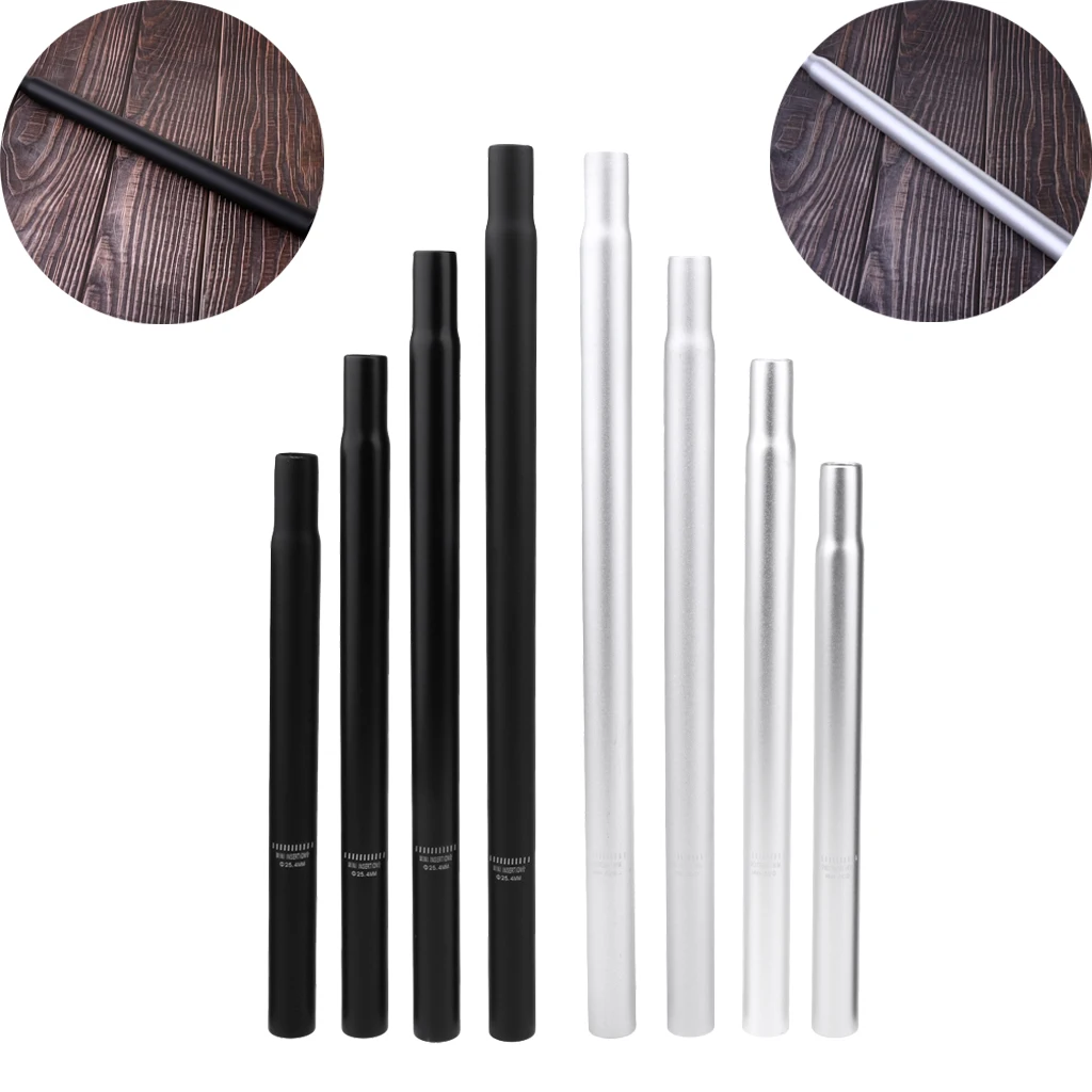 25.4 x 300/350/400/450mm MTB Mountain Rode Bike Seat Post Replacement Bicycle Seatpost Fixing Gear Accessories