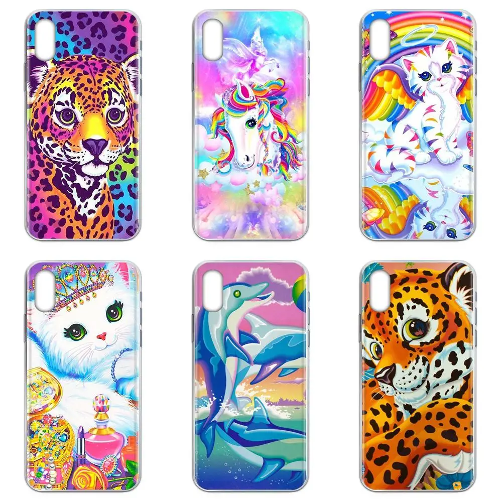Colors Lisa Frank Tiger Horse Dog Cat For Xiaomi Redmi Mi 4 7A 9T K20 CC9 CC9e Note 7 8 9 Y3 SE Pro Prime Go Play Soft Case | Мобильные
