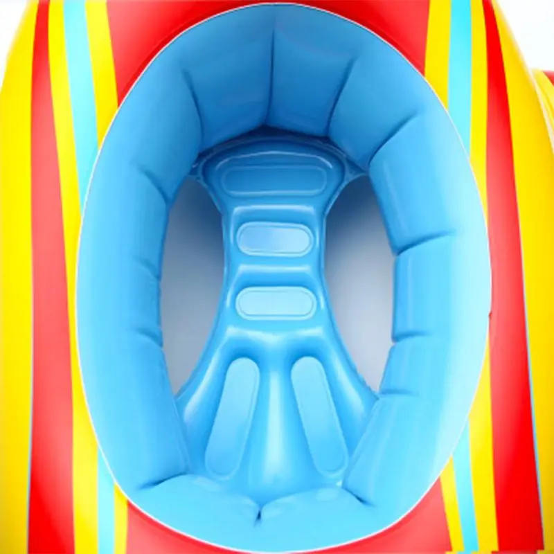 Inflatable Swimming Ring Airplane Baby Float Seat Toddler Infant Pool Boat