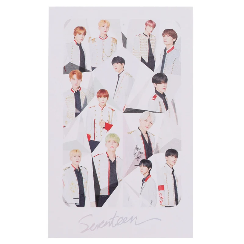 32 шт./компл. EXO два раза альбом Seventeen самодельная бумага Lomo карты фото плакат в виде карты фотокарты вентиляторы коллекция подарок
