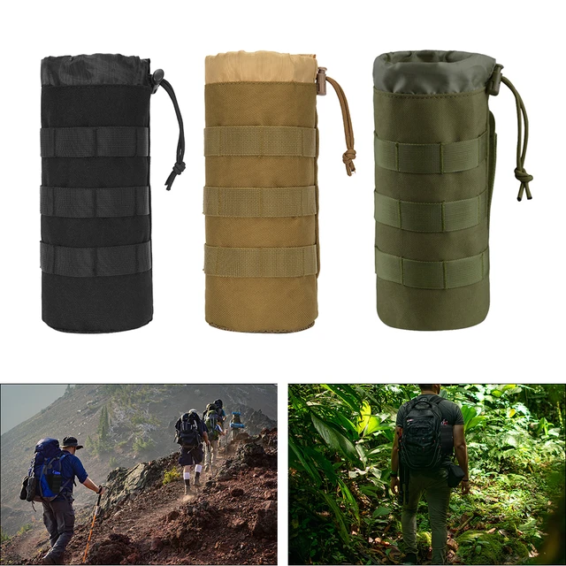 Adjustable Water Drink Bottle Holder For Waist Belt Tactical BackPack for  Hiking