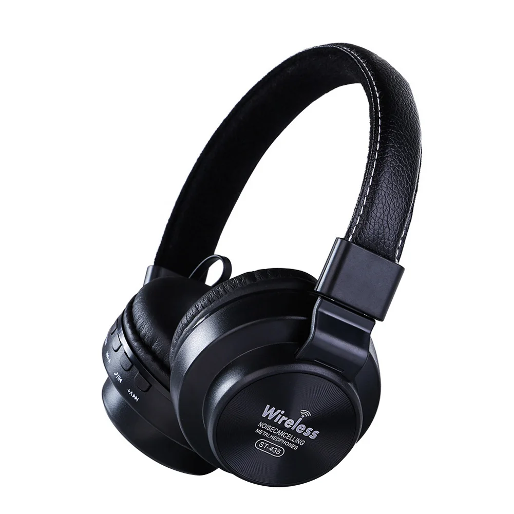 С микрофоном для путешествий, Bluetooth игры, Интеллектуальная музыка, регулируемые стерео универсальные Накладные наушники, практичные беспроводные наушники
